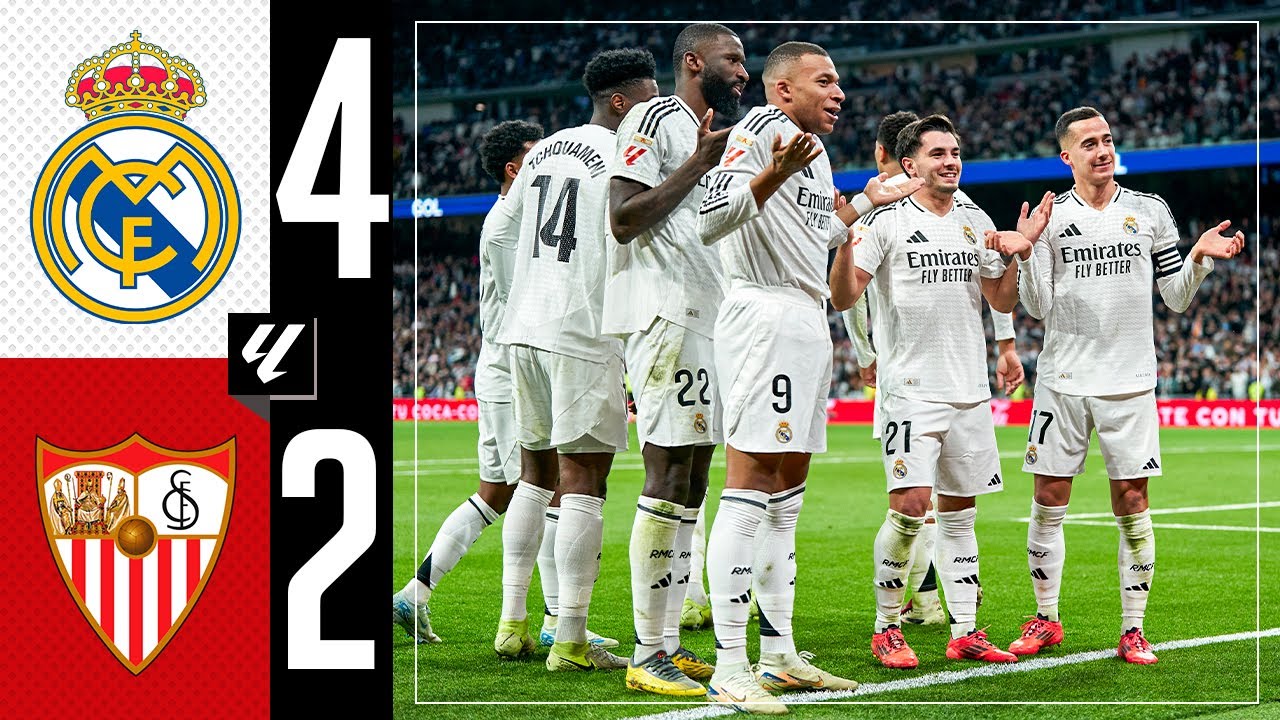 REAL MADRID 4 - 2 SEVILLA FC - CNCSportsTips