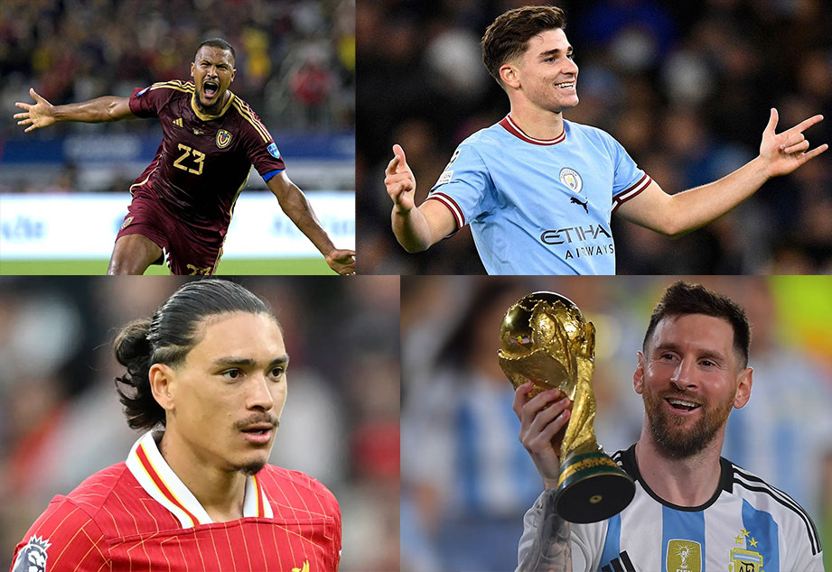 Top scorers race at Copa América 2025: Messi, Núñez, Álvarez and Rondón lead the battle for the Golden Boot