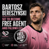Bartosz Bereszyński in Palermo jersey, discussing his upcoming free agent status after leaving the club.