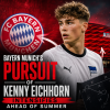 Bayern Munich officials discussing strategy as they intensify their pursuit of Kenny Eichhorn before summer.