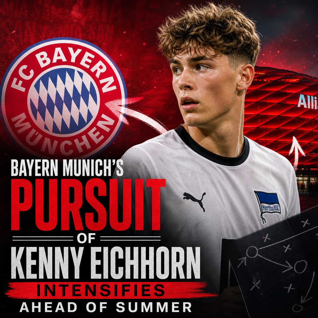 Bayern Munich officials discussing strategy as they intensify their pursuit of Kenny Eichhorn before summer.
