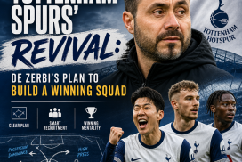 Tottenham Spurs manager De Zerbi discussing strategy to build a winning squad with smart recruitment and strong mentality.