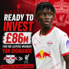 Liverpool FC players celebrating on the field, highlighting their readiness to invest £86 million for Yan Diomande.