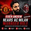 Ruben Amorim shortly becoming AC Milan manager, highlighting possible benefits for Manchester United.