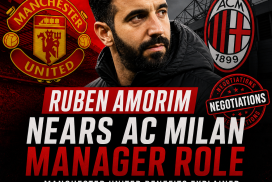 Ruben Amorim shortly becoming AC Milan manager, highlighting possible benefits for Manchester United.