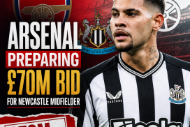 Arsenal and Newcastle officials discussing a potential £70 million transfer for midfielder Gui.