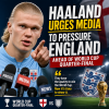 Erling Haaland speaks passionately at a press conference before the World Cup quarter-final against England.