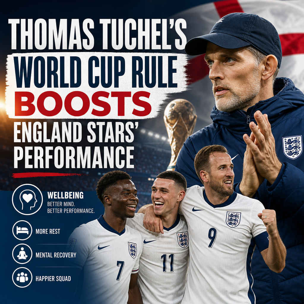 Thomas Tuchel informs England players about new World Cup rule boosting rest, wellbeing, and mental recovery for better perfo