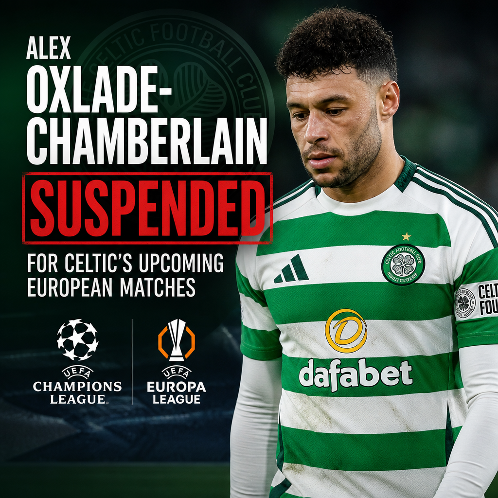 Alex Oxlade-Chamberlain looking serious in a red football jersey during a match.