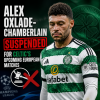 Alex Oxlade-Chamberlain wearing a football kit, looking focused during a match.