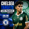 Chelsea midfielder Luis Pacheco in action, targeted with an £86.5M release clause by Palmeiras.