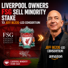 Liverpool owners Fenway Sports Group shaking hands with Jeff Bezos-led consortium in a business setting.