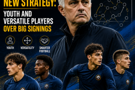 José Mourinho discussing his new football strategy emphasizing youth, versatility, and smarter play.