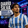 Portrait of Darío Silva smiling in a suit, representing his nightclub purchase during his Málaga career.