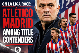 José Mourinho speaking at a press conference about Atlético Madrid's chances in the La Liga title race.