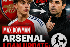 Mikel Arteta speaks at a press conference about Max Dowman's potential Arsenal loan move in January.