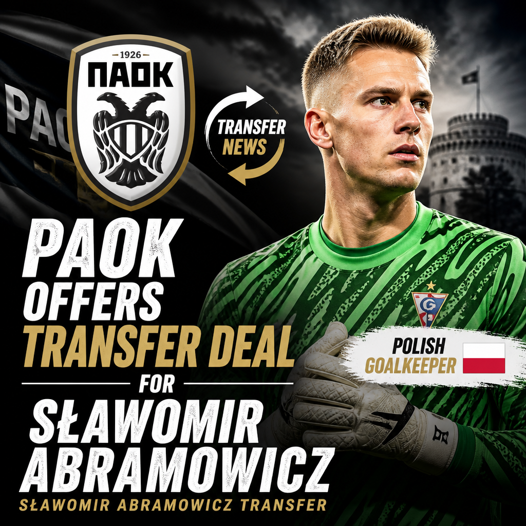 PAOK officials discuss transfer deal for Polish goalkeeper Sławomir Abramowicz during a meeting.