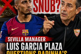 Sevilla manager Luis Garcia Plaza speaking passionately during a football debate.