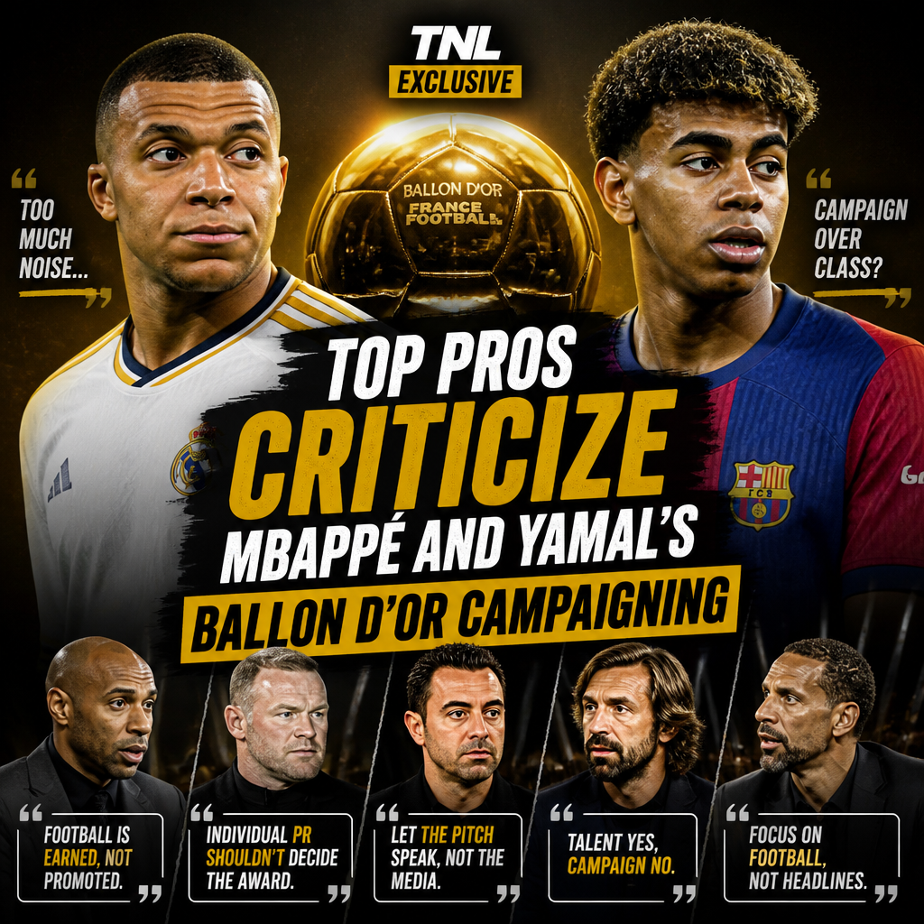 Top football experts express criticism of Kylian Mbappé and Ansu Yamal's Ballon d'Or campaign strategies.