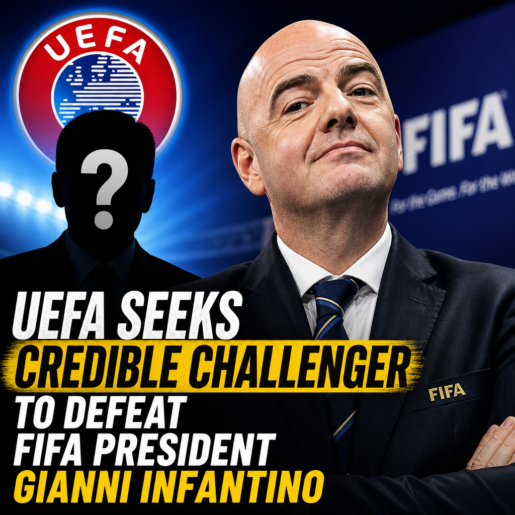 UEFA leaders in discussion, seeking a credible challenger to FIFA President Gianni Infantino in upcoming election.