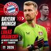 Lukáš Hrádecký focused during match, Bayern Munich plans him as Manuel Neuer's successor in 2026.