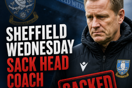 Henrik Pedersen looks concerned as Sheffield Wednesday sacks him after poor League One performance.